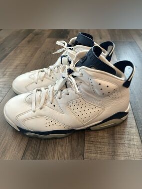 Nike Air Jordan 6 Retro Midnight Navy Men's Sneakers CT8529-141 Size 11.5